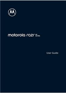 Motorola Razr 40 Ultra manual. Smartphone Instructions.